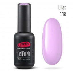 Гель-лак PNB 118 (нежно-лиловый)