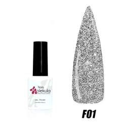 Гель лак Molekula  светоотражающий FLASH Effect №F01