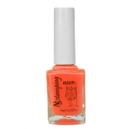 Nail story лак для стемпінгу Neon №4 (оранжевий)