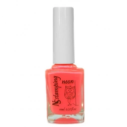 Nail story лак для стемпінгу Neon №5 (рожево-жовтогарячий)