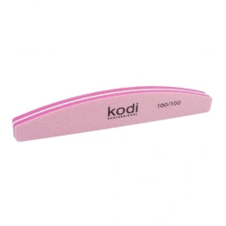 Kodi баф для ногтей 100/100 грит (шлифовщик) полукруг