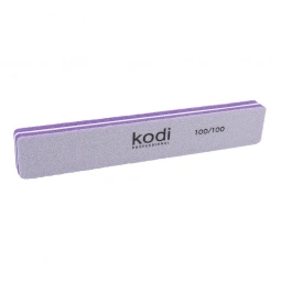 Kodi баф для ногтей 100/100 грит (шлифовщик) прямоугольный