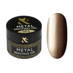 Гель краска "Жидкий металл" F.O.X Metal painting gel №03 (золото)