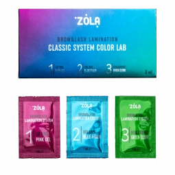 ZOLA Color Lab Набор составов для ламинирования бровей и ресниц в саше