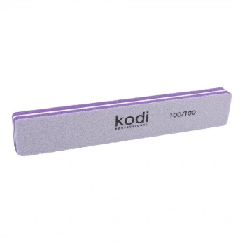 Kodi баф для ногтей 100/100 грит (шлифовщик) прямоугольный
